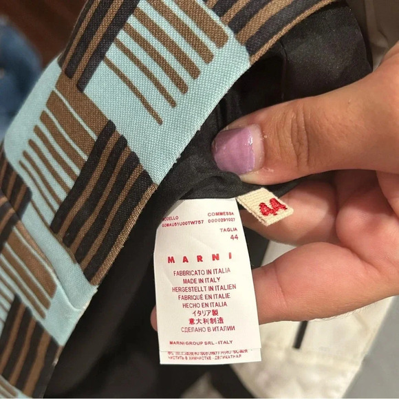 ! Marni Geometric commessa Skirt - Picture 3 of 5